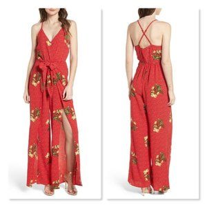 SOCIALITE TIE FRONT JUMPSUIT